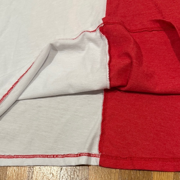 Nebraska Red and White Short Sleeve Tee - Picture 15 of 16
